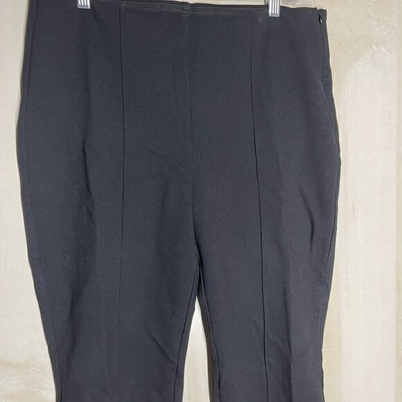 Chico’s black pull on pants, size Chico’s 2, size medium 12-14 - Picture 3 of 14